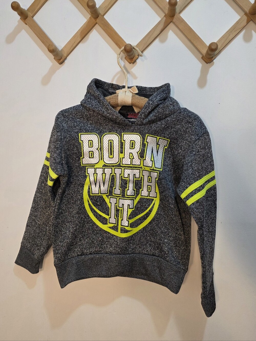 Mad Game Hoodie Dark Gray Kids Size 4